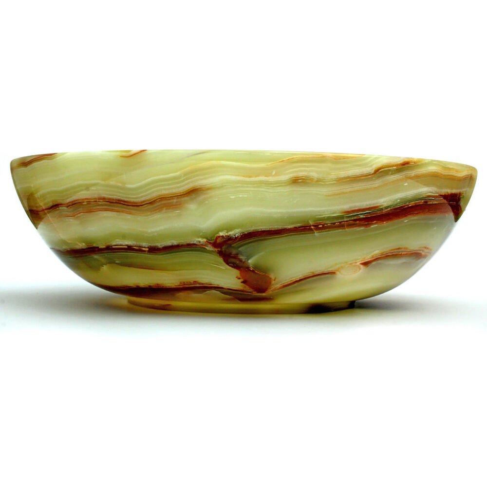 Handcrafted Green Onyx Bowl - Natural Stone Decorative Bowl for Home and Office - Image 6