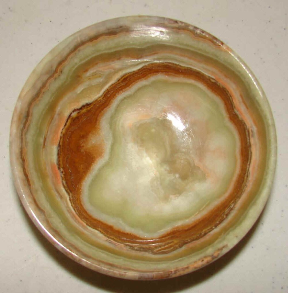Handcrafted Green Onyx Bowl - Natural Stone Decorative Bowl for Home and Office - Image 7